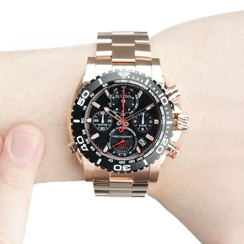 極美品 BULOVA ブローバ 11P ローズゴールド 楽天市場】ブローバ BULOVA メンズウォッチ 98B213 ローズ