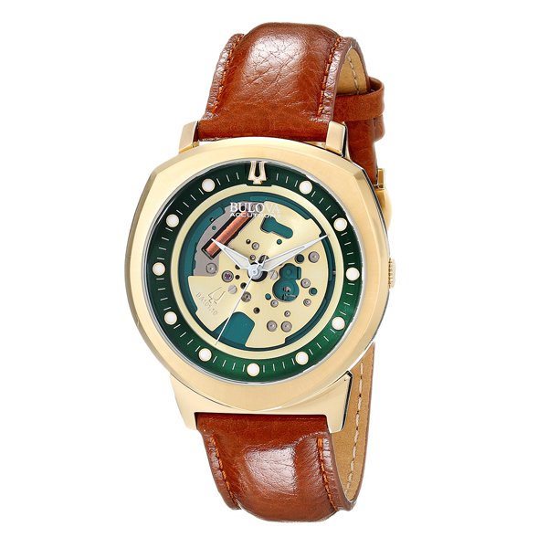 ブローバ 腕時計 アキュトロン2 97A110 アルファコレクション ゴールド 
