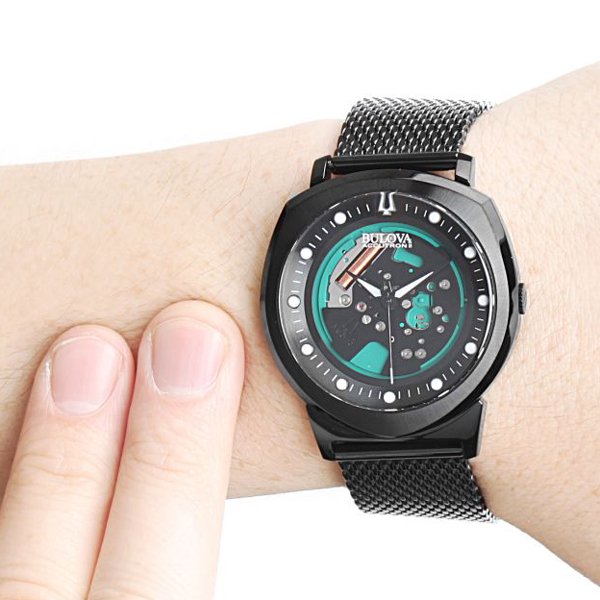 ブローバ 腕時計 アキュトロン2 98A136 アルファコレクション ブラック