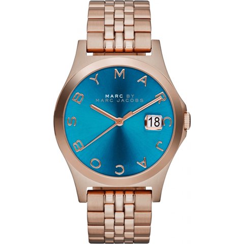 マークバイマークジェイコブス　腕時計　メンズ　ザ・スリム　MBM3318　ディープシー×ローズゴールド - 腕時計の通販ならワールドウォッチショップ