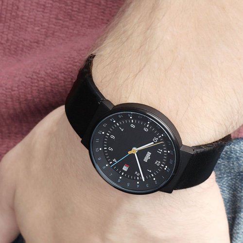 ブラウン|Braun　時計/BN0142BKBKG/GMT/ブラック×ブラックレザーベルト - 腕時計の通販ならワールドウォッチショップ