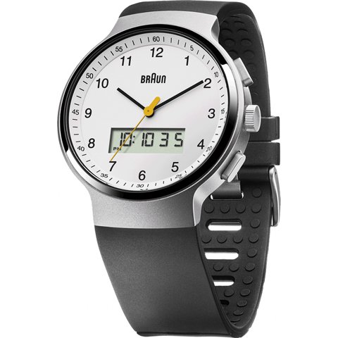 ブラウン|Braun　時計/アナデジ/BN0159WHBKG/ホワイト×ブラックラバーベルト - 腕時計の通販ならワールドウォッチショップ