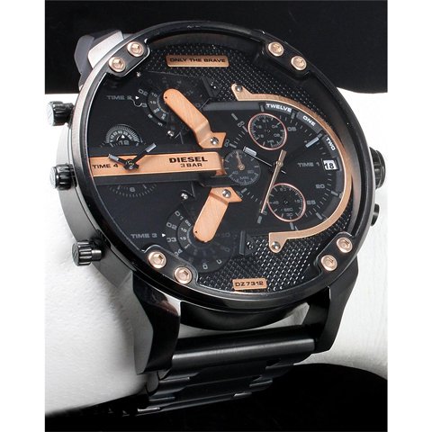 ディーゼル 腕時計 ミスターダディー DZ7312 ブラック×ブラック