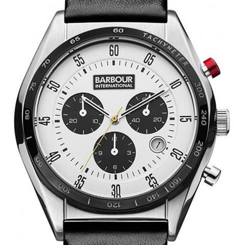 バブアー インターナショナル 腕時計 ボズウェル BB025WHBK ホワイト