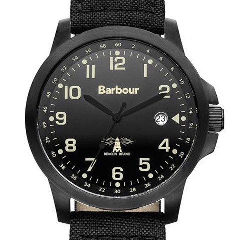 バブアー 腕時計 スウェイル BB020BKBK ブラック×ブラックファブリック