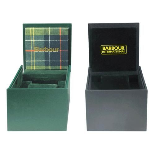 【稼働】 Barbour BB020BKBK 黒文字盤 デイト 腕時計 箱付き バブアー 腕時計 スウェイル BB020BKBK ブラック×ブラック