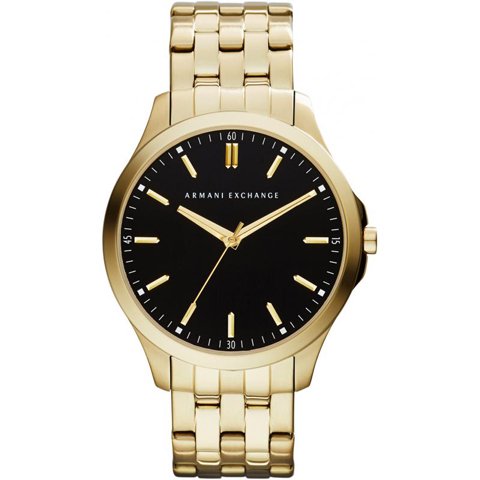 アルマーニエクスチェンジ　腕時計　メンズ　ハンプトンLP　AX2145 　ブラック×ゴールド - 腕時計の通販ならワールドウォッチショップ