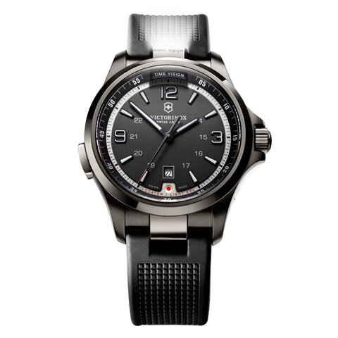 ビクトリノックス 腕時計 ナイトビジョン ブラック - 腕時計(アナログ)