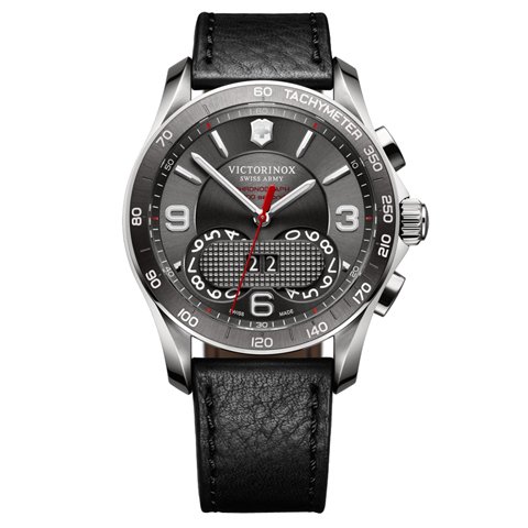 ビクトリノックス　腕時計　クロノクラシック1/100　241616　グレー×ブラック - 腕時計の通販ならワールドウォッチショップ