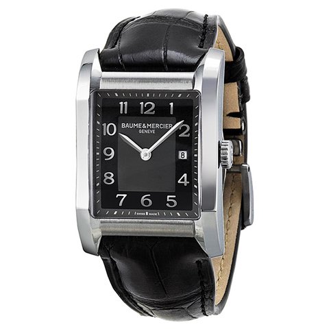 ボーム&メルシエ　腕時計　ハンプトン　10019　ブラック×ブラックレザーベルト - 腕時計の通販ならワールドウォッチショップ