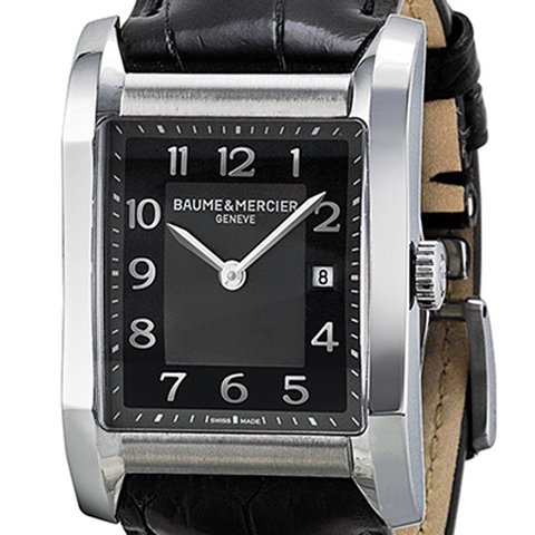 バッグ小物いかがでしょうかボーム\u0026メルシエ レディース 腕時計 黒革ベルト