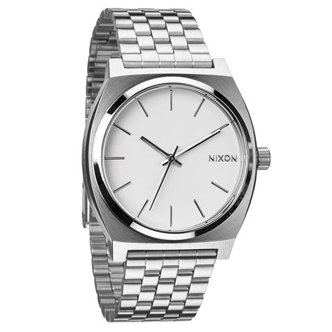 ニクソン　腕時計　タイムテラー　A045100　ホワイト×シルバー