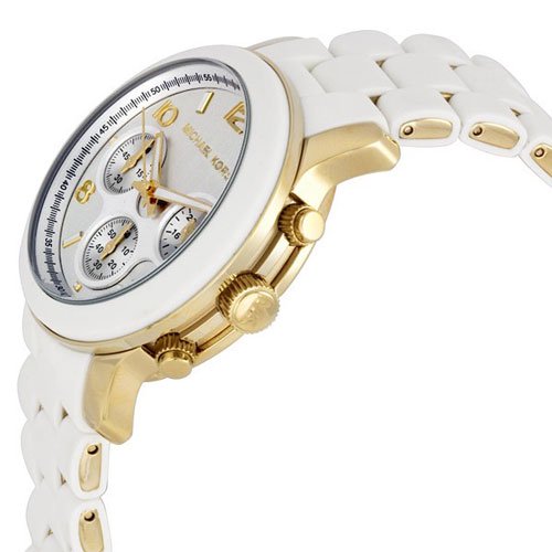 マイケルコース 時計 ランウェイ MK5145 ホワイト×ホワイト - 腕時計の ...