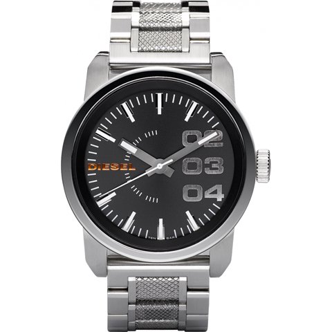 ディーゼル　腕時計　フランチャイズ　DZ1370　ブラック×シルバー - 腕時計の通販ならワールドウォッチショップ