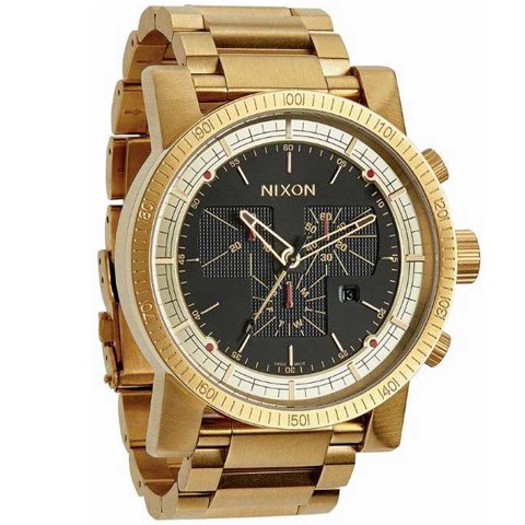 ニクソン　腕時計　マグナコン　A457510　ブラック×ゴールド - 腕時計の通販ならワールドウォッチショップ