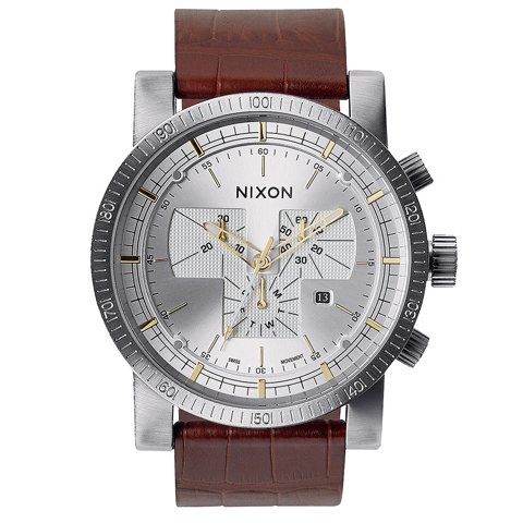 ニクソン　腕時計　マグナコン　A4581887　シルバー×ブラウン - 腕時計の通販ならワールドウォッチショップ
