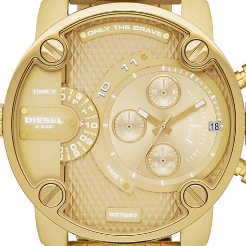 ディーゼル　腕時計　リトルダディー　DZ7287　ゴールド×ゴールド - 腕時計の通販ならワールドウォッチショップ