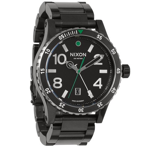 ニクソン　腕時計　ディプロマット GMT　A2771421　ブラック×ブラック - 腕時計の通販ならワールドウォッチショップ