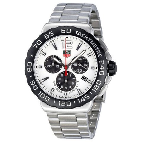 Tag Heuer(タグホイヤー)　腕時計　フォーミュラー1　CAU1111.BA0858　ホワイト×シルバー -  おしゃれな腕時計ならワールドウォッチショップ