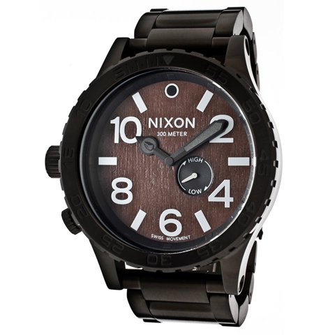 ニクソン　腕時計　51-30　A0571107　タイドグラフ　ダークウッド×ブラック - 腕時計の通販ならワールドウォッチショップ