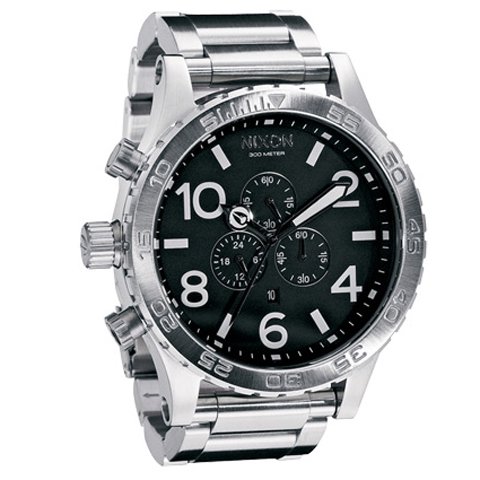 ニクソン 腕時計 51-30 A083000 ブラック×シルバー - 腕時計の通販なら
