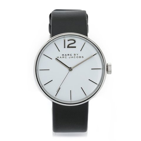 マークバイマークジェイコブス 時計 レディース ペギー Mbm1365 ブラックレザーベルト 腕時計の通販ならワールドウォッチショップ