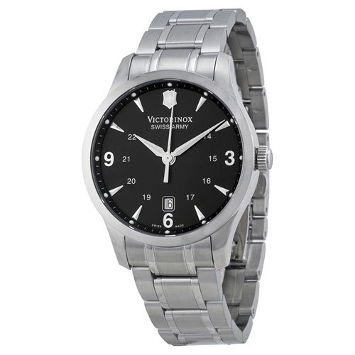 ビクトリノックス　腕時計　アライアンス　241473　ブラック×シルバー - 腕時計の通販ならワールドウォッチショップ