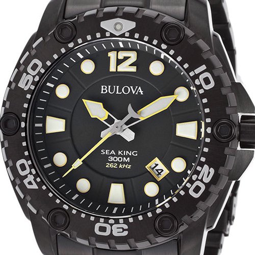 ブローバ　腕時計　シーキング　UHFコレクション　ブラック×ブラックステンレススチールベルト - 腕時計の通販ならワールドウォッチショップ