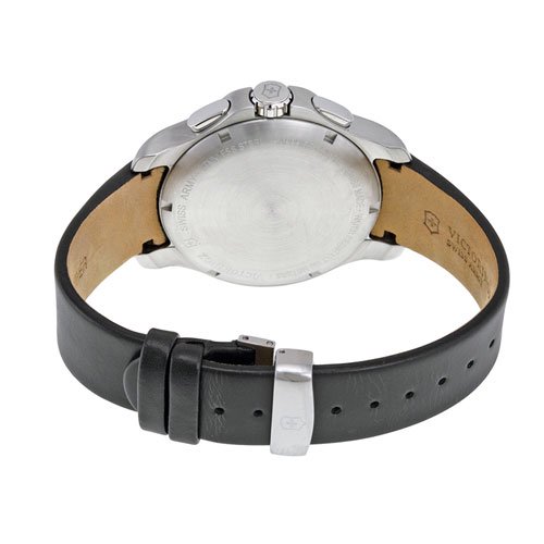 ビクトリノックス　腕時計　オフィサーズ　241553　グレーダイアル×ブラックレザーベルト - 腕時計の通販ならワールドウォッチショップ