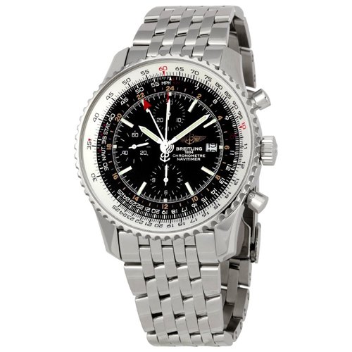 ブライトリング　腕時計　ナビタイマー　A2432212-B726SS　ブラック×ステンレススチールベルト