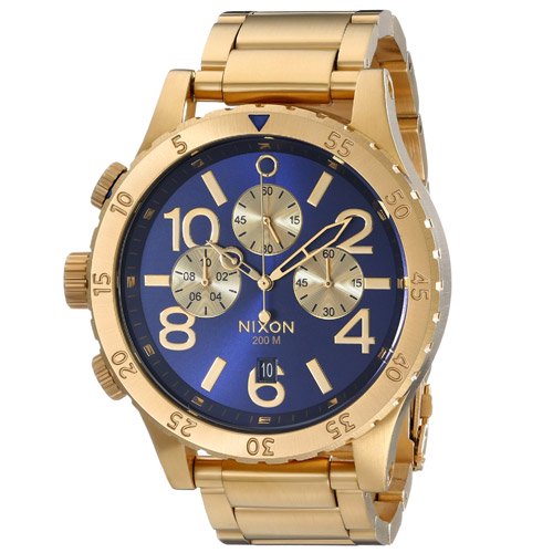 ニクソン　腕時計　48-20　クロノグラフ　A4861922　サンレイブルー×ゴールド- 腕時計の通販ならワールドウォッチショップ