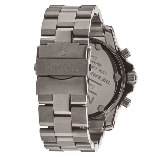 ニクソン　腕時計　レンジャー　クロノグラフ　A5491531　ブラックダイアル×ガンメタルステンレスベルト- 腕時計の通販ならワールドウォッチショップ