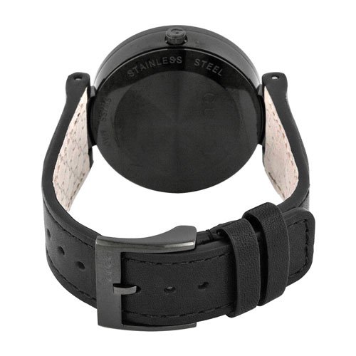 グッチ　腕時計　レディース　インターロッキング　YA133302　ブラックダイアル×ブラックレザーベルト- 腕時計の通販ならワールドウォッチショップ