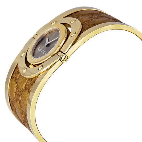 グッチ 腕時計 レディース トワール YA112434 ブラウンダイアル×ゴールドステンレスベルト- 腕時計の通販ならワールドウォッチショップ
