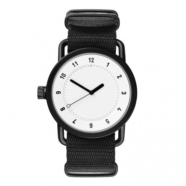 TID Watches ブラック　黒ベルト付