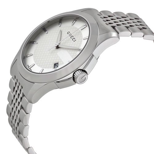 グッチ　腕時計　メンズ　G-タイムレス　YA12640　シルバーダイアル×ステンレスベルト- 腕時計の通販ならワールドウォッチショップ