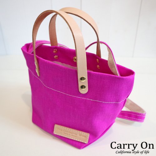 蛍光カラー帆布ミニトートBAG【Made in Japan】 - Carry On ONLINE STORE