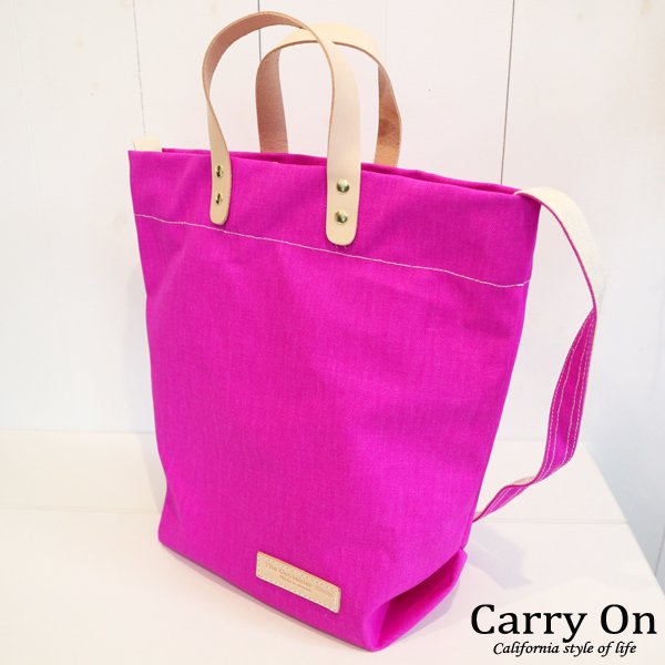 蛍光カラー帆布縦型トートBAG【Made in Japan】 - Carry On ONLINE STORE