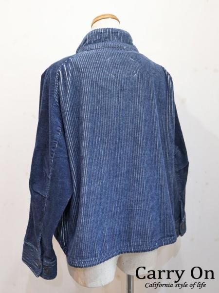 cavempt c.e デニムコーデュロイジャケット コーデュロイ襟 ウォッシュドデニムジャケット（1Color）240583