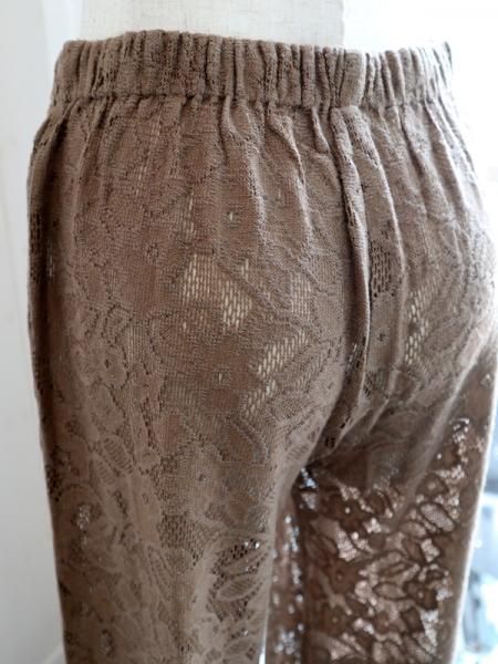 machatt コットンレースパンツ 2色 feerique コットンレースワイドパンツ｜BIGI online store