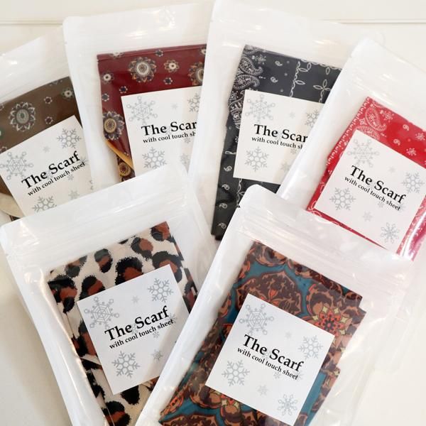 冷感シート付バンダナ柄スカーフ【Made in Japan】 - Carry On