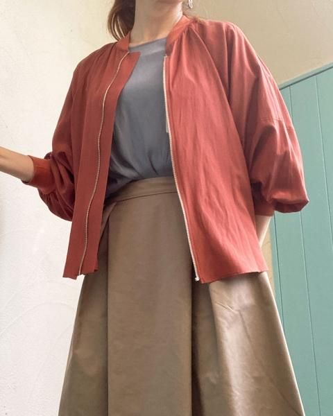 QTUME】MA-1風シアーブルゾン【Made in Japan】 - Carry On