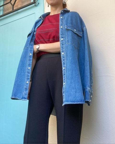 MICA&DEAL】オーバーサイズデニムシャツ - Carry On ONLINE STORE
