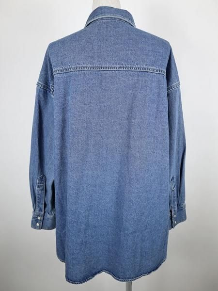 N-329 JONNY P ミヤギヒデタカ デニムシャツ オーバーサイズ F N-329
