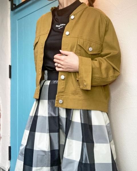 Dignite collier】ブロックチェックタフタスカート - Carry On Dignite collier】ブロックチェックタフタスカート - Carry On