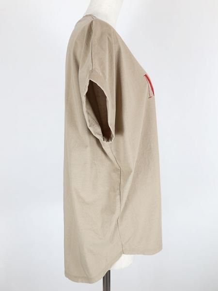 MICA & DEAL MARFA Tシャツ ベージュ MICA&DEAL マイカアンドディール 