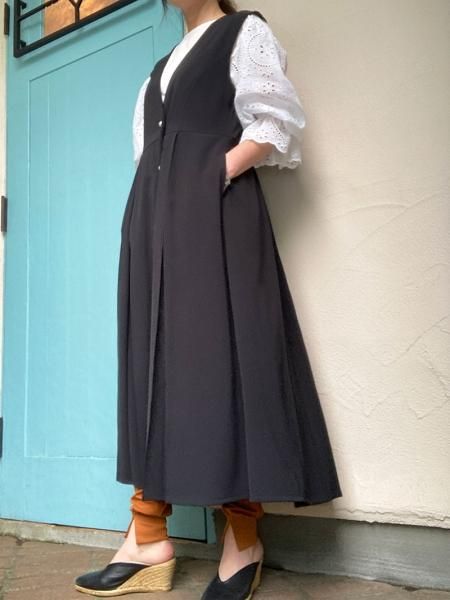 NUS】ボックスプリーツジャンスカワンピジレ【Made in Japan】 - Carry