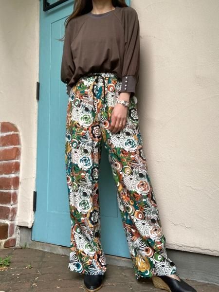 北欧暮らしの道具店 リバティプリントのイージーパンツS 北欧暮らしの