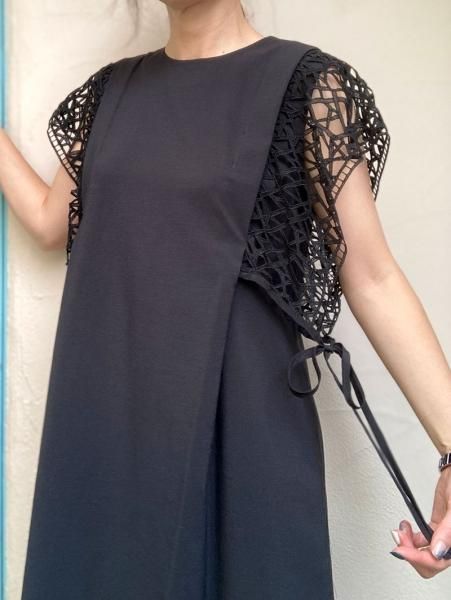 Lallia Mu クロシェレース　ワンピース クロッシェレースドットドレス – Lallia Mù