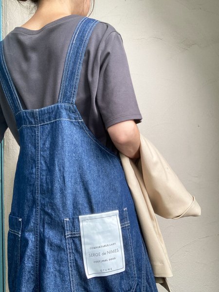 QTUME】Denimボックスタックサロペスカート - Carry On ONLINE STORE